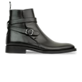 Ashem: Boots Homme - Cuir Noir
