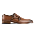 Budd: Chaussures à boucles - Cuir Cognac