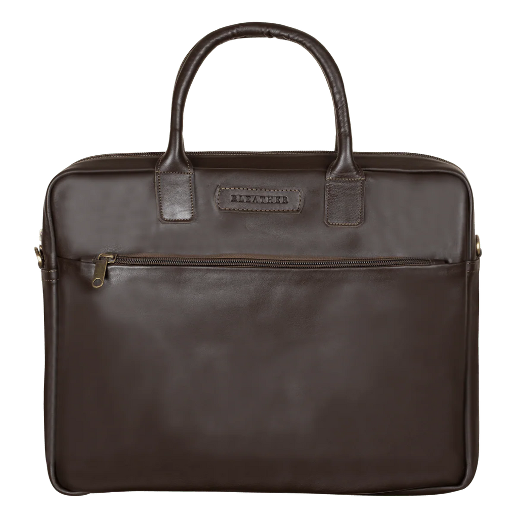 Prestige: Cartable Ordinateur - Cuir Marron
