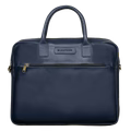 Prestige: Cartable Ordinateur - Cuir Bleu