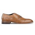 Landon: Richelieu Homme - Cuir Cognac gravé