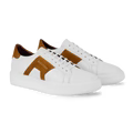 Egbert: Sneakers Homme - Cuir Blanc M'