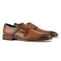 Budd: Chaussures à boucles - Cuir Cognac