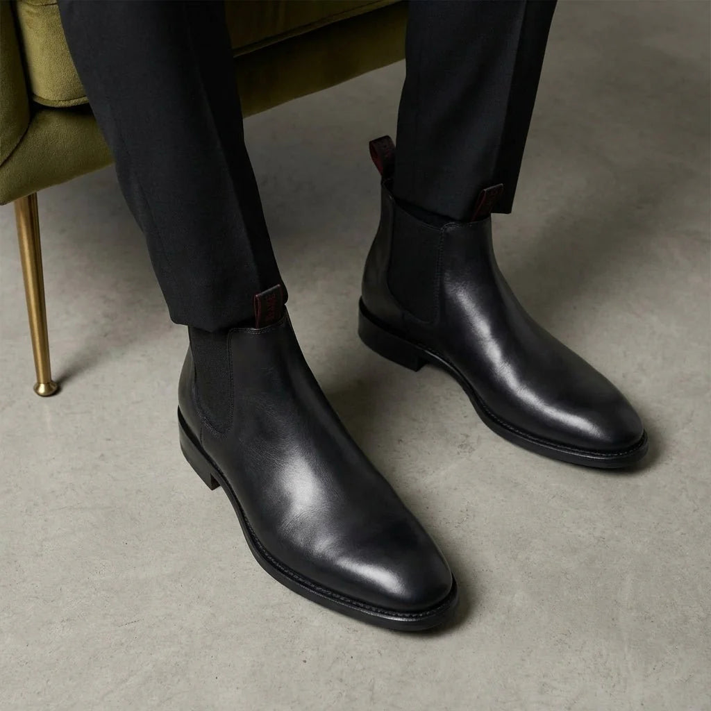 Westwood: Chelsea Boots Homme - Cuir Noir