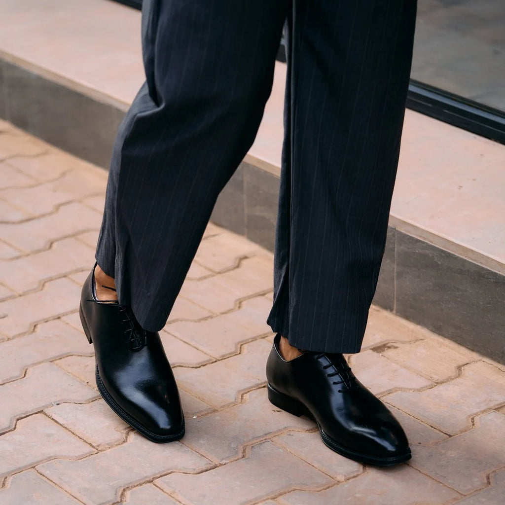 James: Richelieu Homme - Cuir Noir