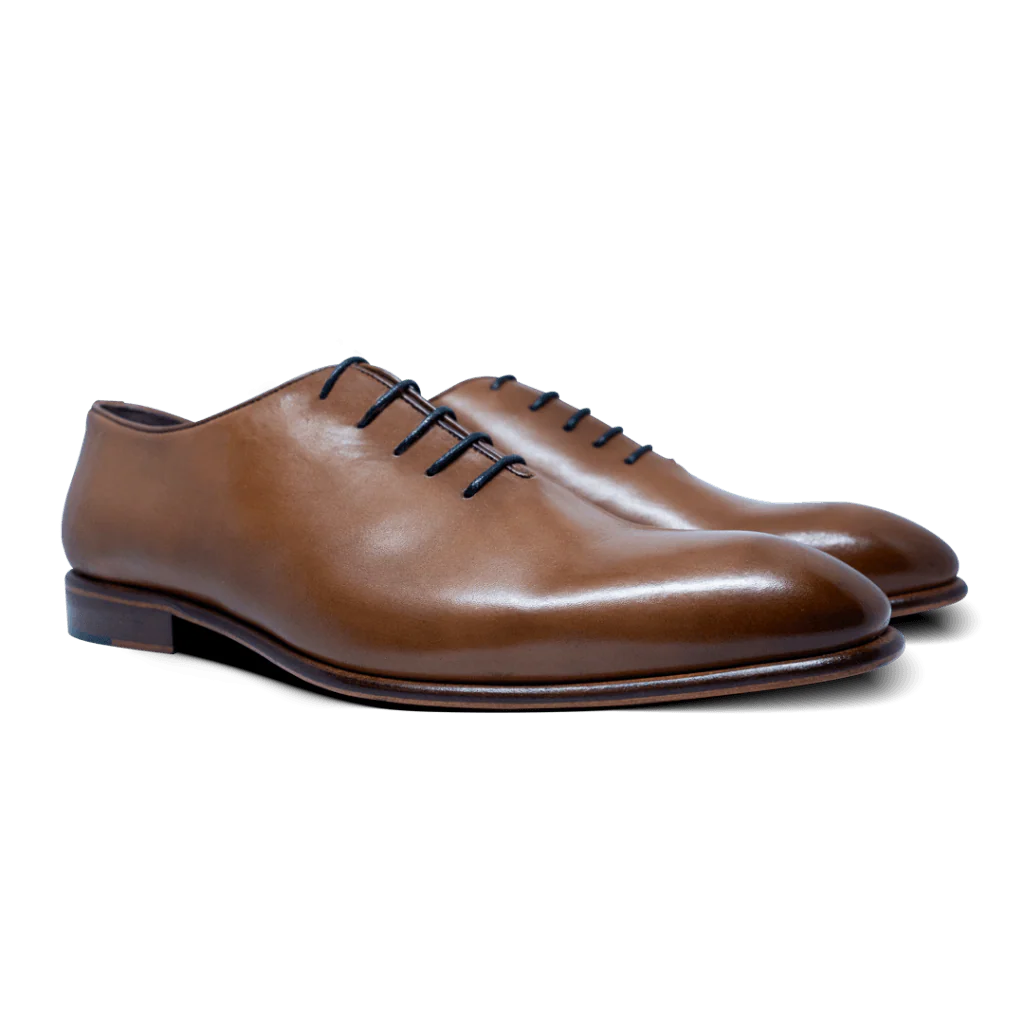 Landon: Richelieu Homme - Cuir Cognac