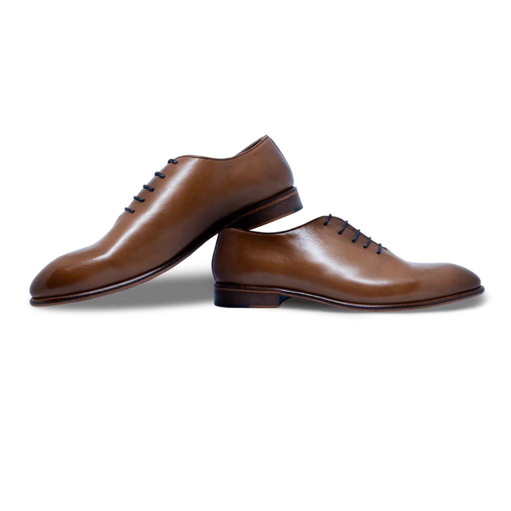 Landon: Richelieu Homme - Cuir Cognac