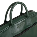 Prestige Cartable Ordinateur - Cuir Vert