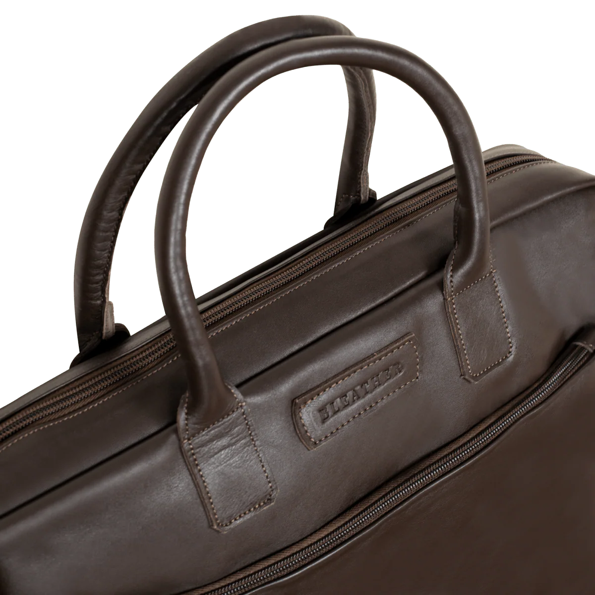 Prestige: Cartable Ordinateur - Cuir Marron