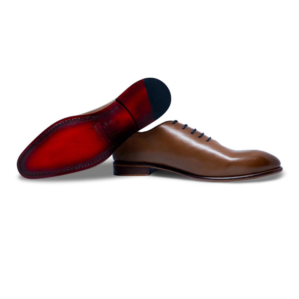 Landon: Richelieu Homme - Cuir Cognac