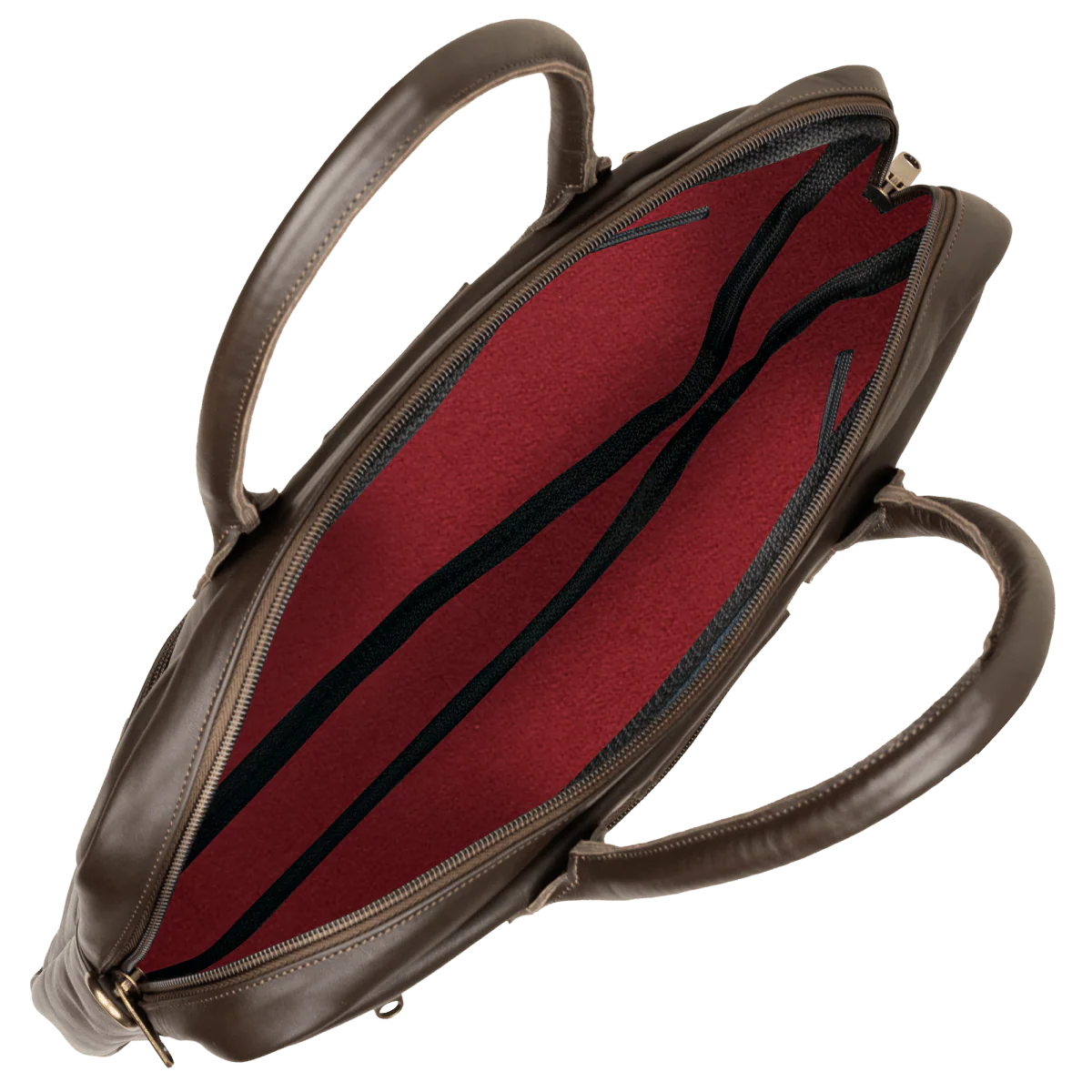 Prestige: Cartable Ordinateur - Cuir Marron