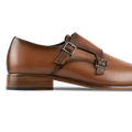 Budd: Chaussures à boucles - Cuir Cognac