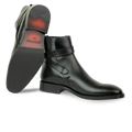 Ashem: Boots Homme - Cuir Noir