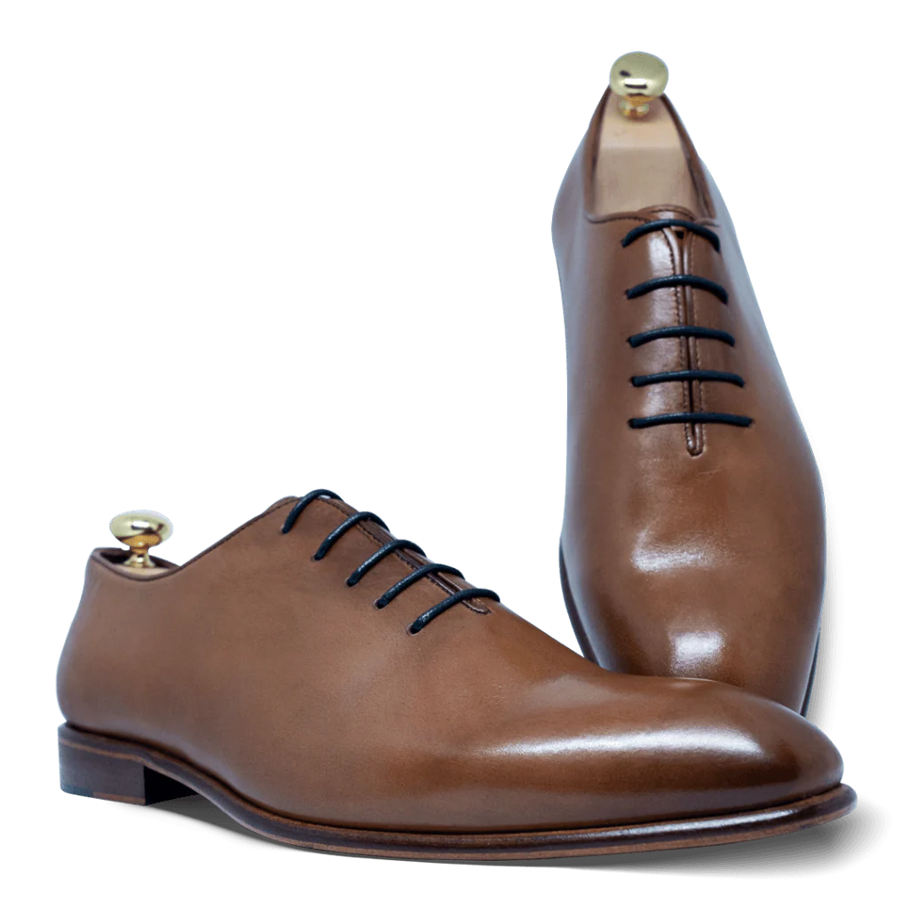 Landon: Richelieu Homme - Cuir Cognac