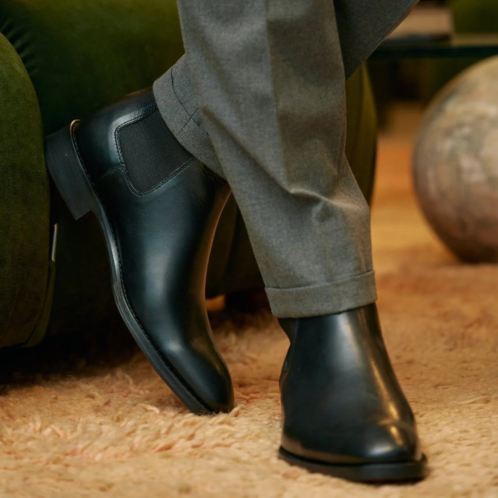 Westwood: Chelsea Boots Homme - Cuir Noir