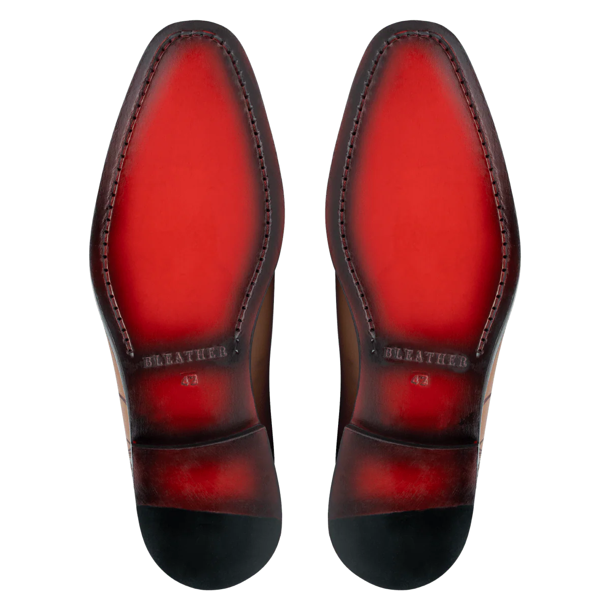 Westwood: Chelsea Boots Homme - Cuir Cognac Gravé