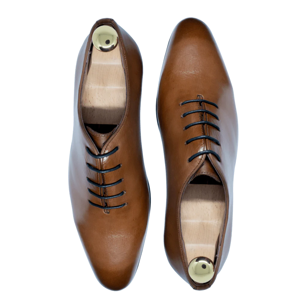 Landon: Richelieu Homme - Cuir Cognac