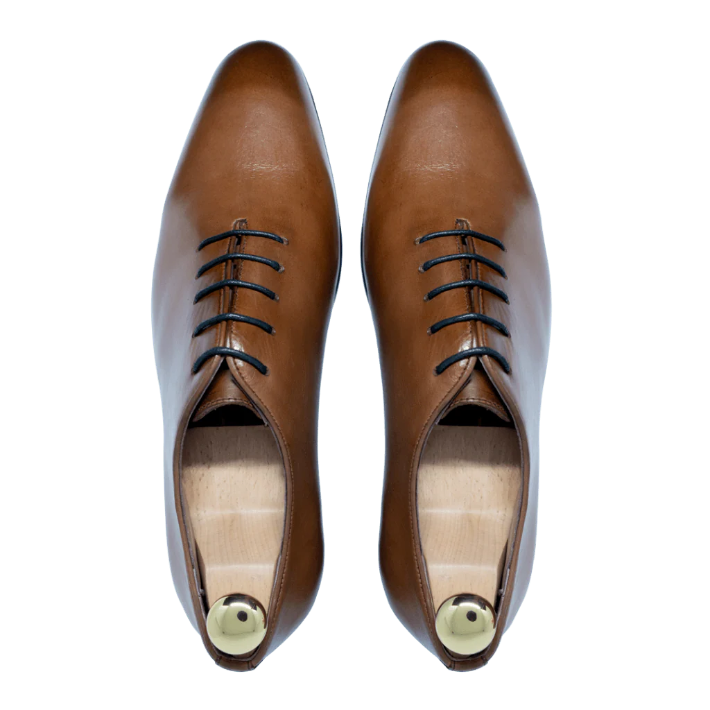 Landon: Richelieu Homme - Cuir Cognac