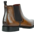Mayfair : Chelsea Boots Homme - Cuir Cognac Patiné