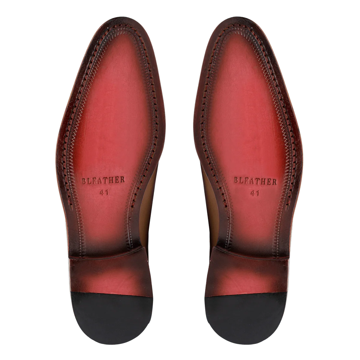 Landon: Richelieu Homme - Cuir Cognac gravé